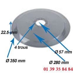 LAME COUPE JAMBON - OMAS - Ø 350 MM