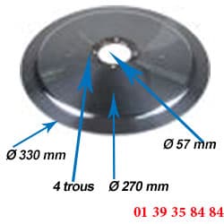 LAME COUPE JAMBON - OMAS - Ø 330 MM