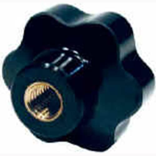 BOUTON ETOILE BAKELITE AVEC INSERT EN LAITON