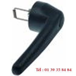 POIGNEE PORTE - LAINOX - Plastique noir