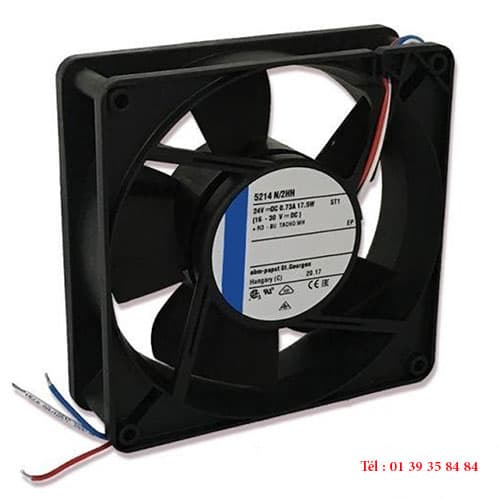 VENTILATEUR COMPACT - COURANT CONTINU - EBMPAPST - TYPE 5214N/2HH