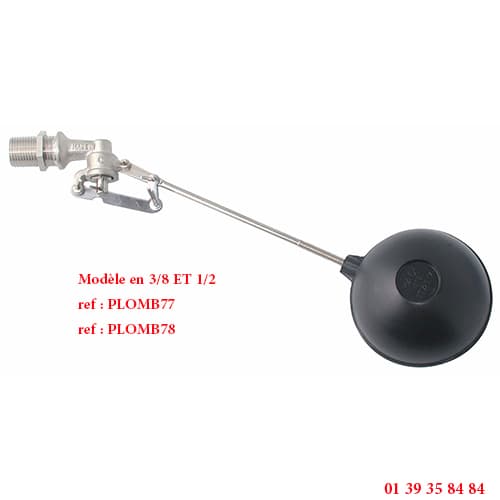 ROBINET A FLOTTEUR LAITON (LIVRE SANS BOULE)