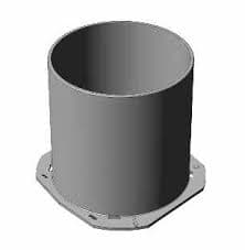 PIQUAGE Ø 80 POUR CAISSON REF CAIC05