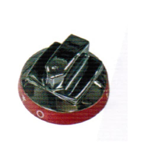 MANETTE ARGENTEE ROUGE - Ø 72 MM - ADAPTABLE ANGELO PO