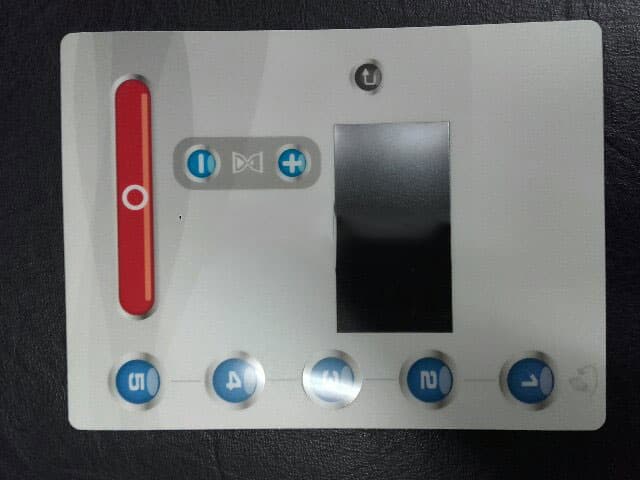 SERIGRAPHIE pour PLATINE COMMANDE PH410
